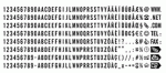 Gummitypen 6003 f�r Trodat Typomatic Stempel