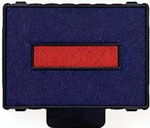 Ersatzstempelkissen 6/56/2 f�r Trodat Profess. Datumstempel 5460 - rot/blau