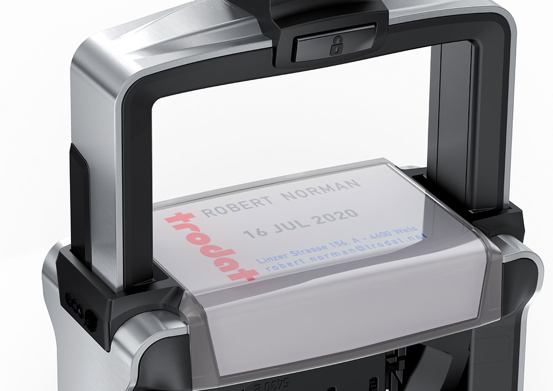 Datumstempel mit Text Trodat Professional 5460 MCI 4.0 (mehrfarbiger Abdruck) 