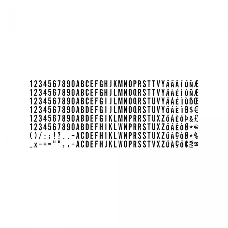 Gummitypen 6004 f�r Trodat Typomatic Stempel 