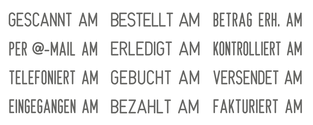 Wortbanddrehstempel Trodat Printy 4817 