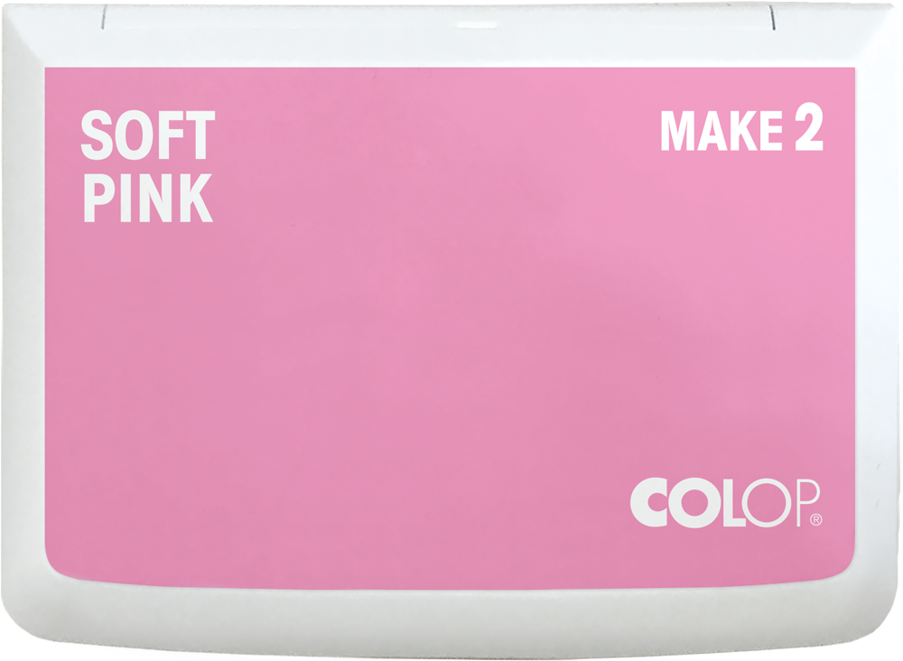 Stempelkissen Colop Make 2 soft pink, Gr��e: 11 x 7 cm