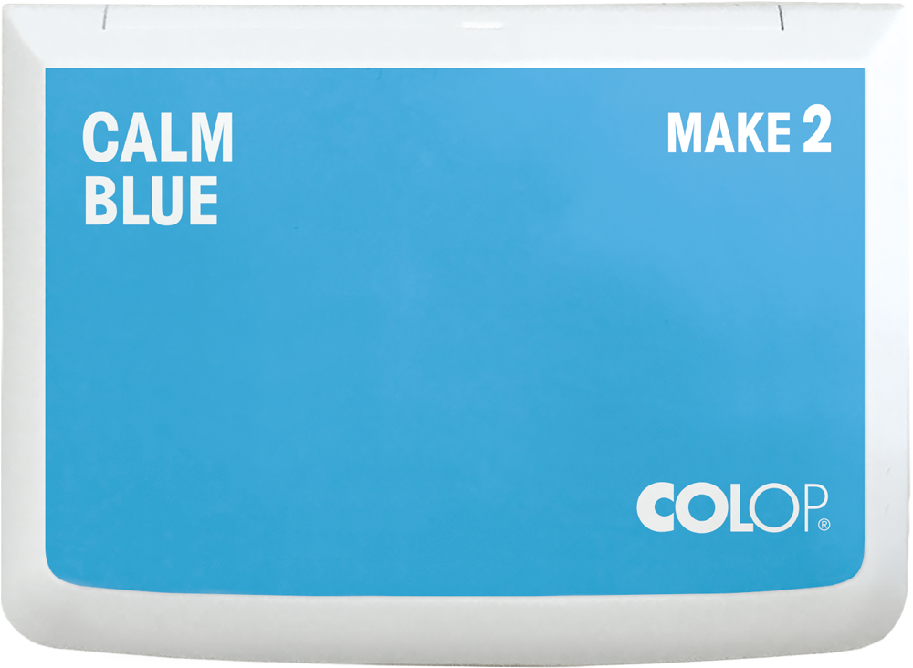 Stempelkissen Colop Make 2 calm blue, Gr��e: 11 x 7 cm