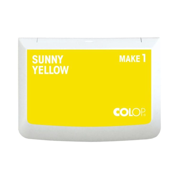 Stempelkissen Colop Make 1 sunny yellow, Gr��e: 9 x 5 cm