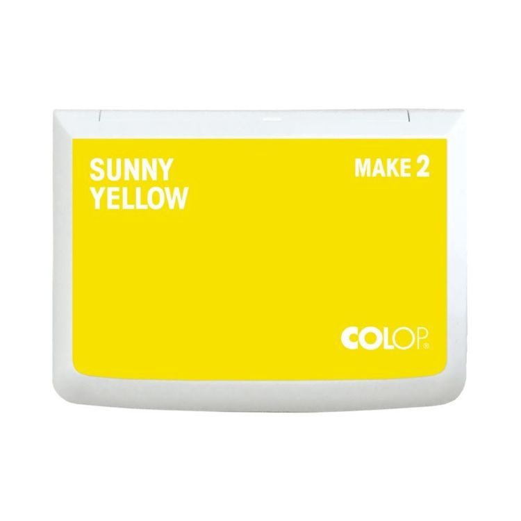 Stempelkissen Colop Make 2 sunny yellow, Gr��e: 11 x 7 cm