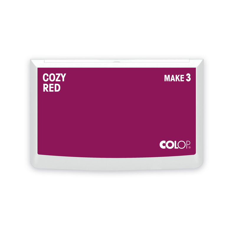 Stempelkissen Colop Make 3 cozy red, Gr��e: 16 x 9 cm