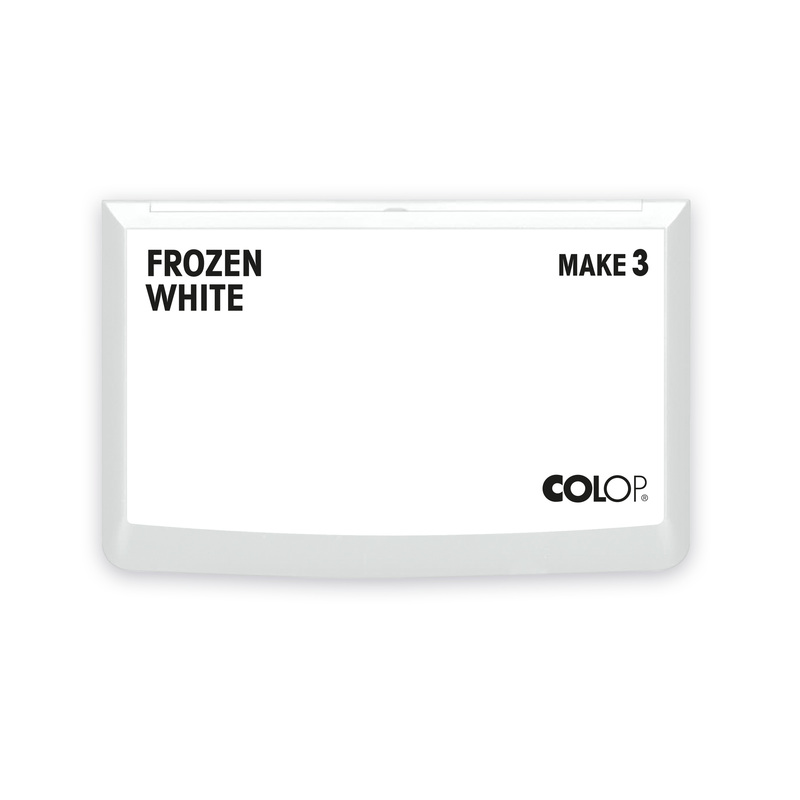 Stempelkissen Colop Make 3 frozen white, Gr��e: 16 x 9 cm