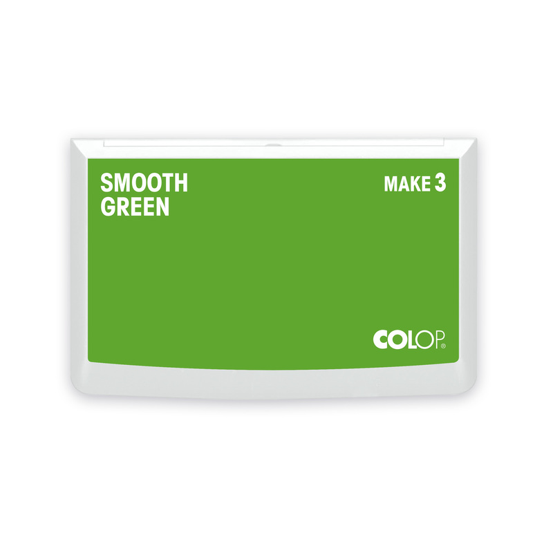 Stempelkissen Colop Make 3 smooth green, Gr��e: 16 x 9 cm