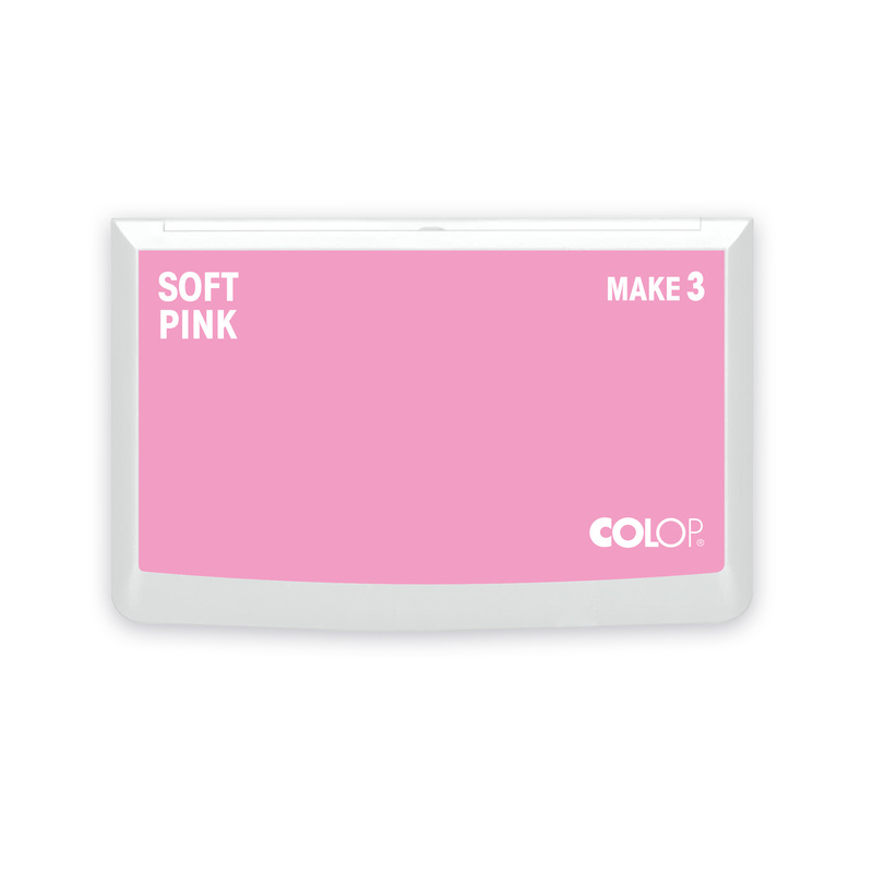 Stempelkissen Colop Make 3 soft pink, Gr��e: 16 x 9 cm