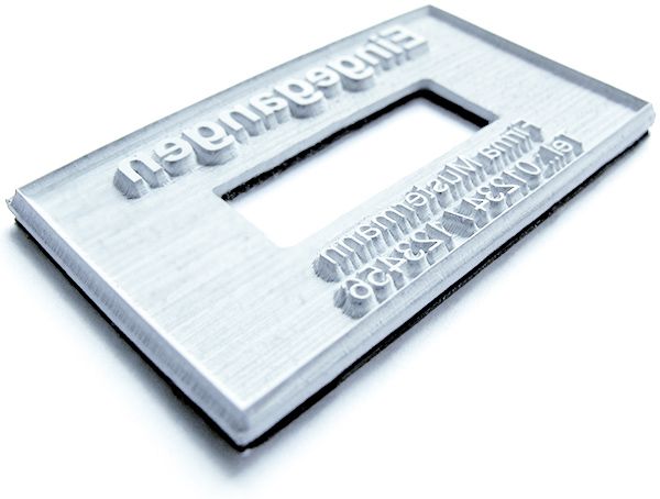 Textplatte f�r Trodat Printy Datumstempel 4726