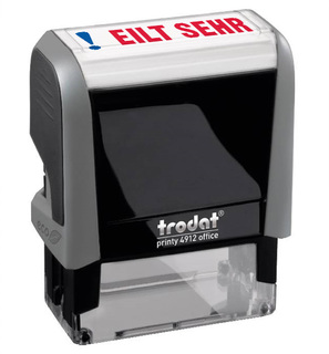 Trodat Office Printy 4912 "EILT SEHR" Auslaufartikel
