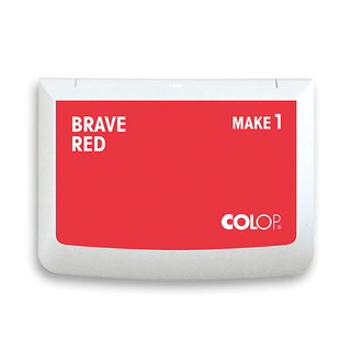 Stempelkissen Colop Make 1 brave red, Gr��e: 9 x 5 cm