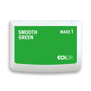 Stempelkissen Colop Make 1 smooth green, Gr��e: 9 x 5 cm
