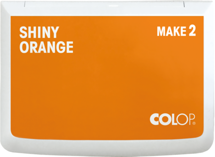 Stempelkissen Colop Make 2 shiny orange, Gr��e: 11 x 7 cm
