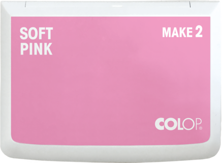 Stempelkissen Colop Make 2 soft pink, Gr��e: 11 x 7 cm