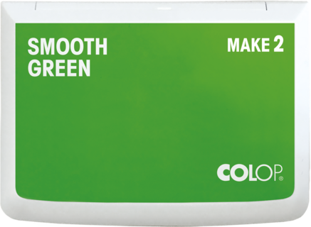 Stempelkissen Colop Make 2 smooth green, Gr��e: 11 x 7 cm