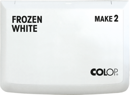 Stempelkissen Colop Make 2 frozen white, Gr��e: 11 x 7 cm