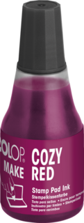 Colop Stempelfarbe Make 25 ml 01_refill-bottle-cozy-red-front.png