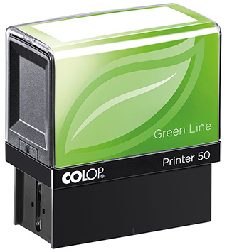 Colop Printer 50 Green Line Gr�n/Schwarz