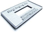 Textplatte f�r Trodat Printy Datumstempel 4731