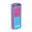 Taschenstempel Trodat Pocket Printy 9512 tuerkis-rosa