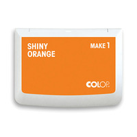 Stempelkissen Colop Make 1 shiny orange, Gr��e: 9 x 5 cm