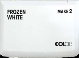 Stempelkissen Colop Make 2 frozen white, Gr��e: 11 x 7 cm