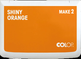 Stempelkissen Colop Make 2 shiny orange, Gr��e: 11 x 7 cm