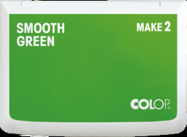 Stempelkissen Colop Make 2 smooth green, Gr��e: 11 x 7 cm