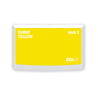 Stempelkissen Colop Make 2 sunny yellow, Gr��e: 11 x 7 cm