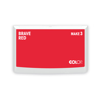 Stempelkissen Colop Make 3 brave red, Gr��e: 16 x 9 cm