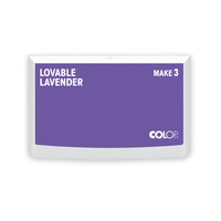 Stempelkissen Colop Make 3 lovable lavender, Gr��e: 16 x 9 cm