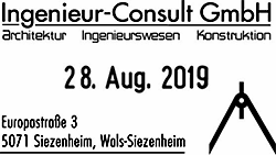 Kunststoff-Datumstempel f�r Zuhause mit<br> individuellem Text Abdruck